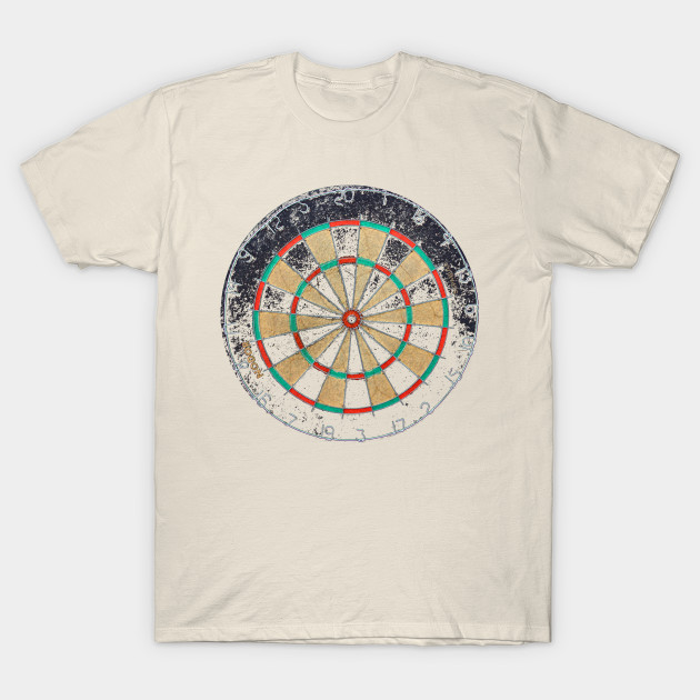 Distressed dartboard